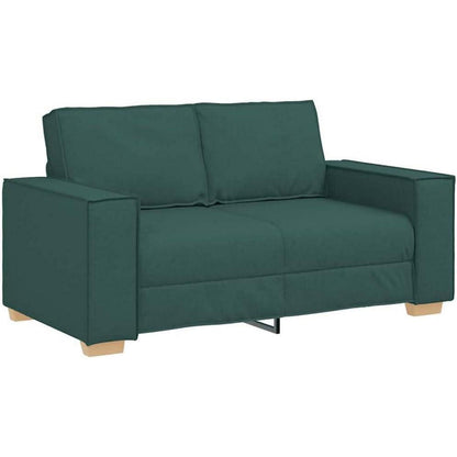 2-Sitzer Sofa Dunkelgrün mit Schlaffunktion – 120 cm Stoffsofa