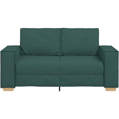 2-Sitzer Sofa Dunkelgrün mit Schlaffunktion – 120 cm Stoffsofa