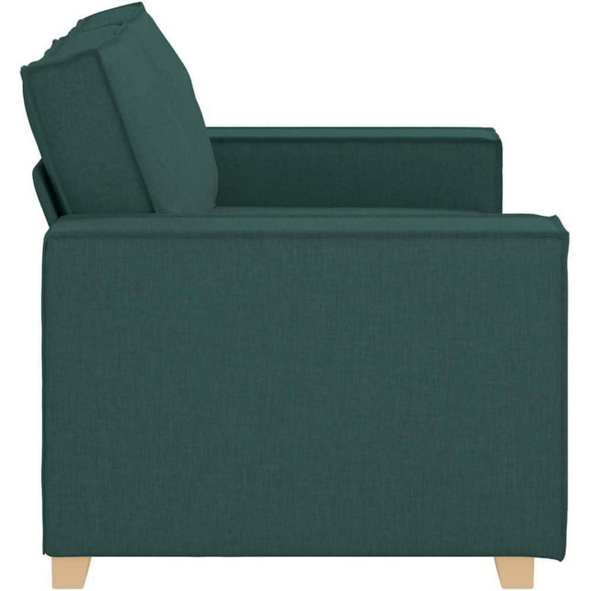 2-Sitzer Sofa Dunkelgrün mit Schlaffunktion – 120 cm Stoffsofa