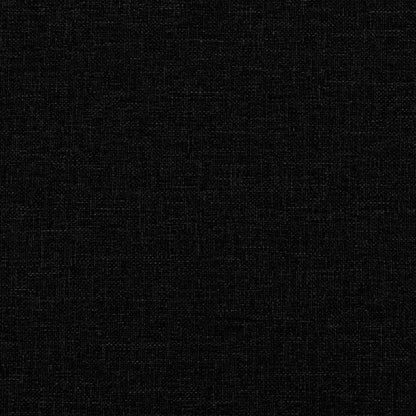 3-Sitzer Sofa Schwarz mit Schlaffunktion 180 cm