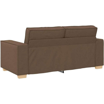 2-Sitzer Schlafsofa Braun – Bequemes Stoffsofa 140cm