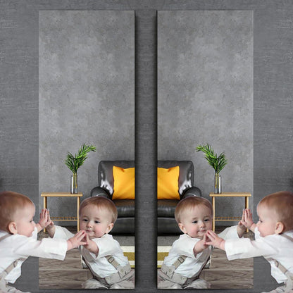 Selbstklebende Wandspiegel 40x120cm (2er Set) – Ganzkörper Spiegel