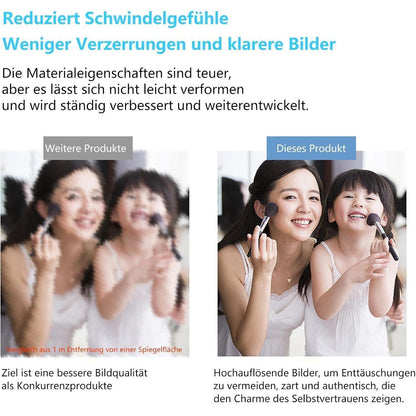 Selbstklebende Wandspiegel 40x120cm (2er Set) – Ganzkörper Spiegel