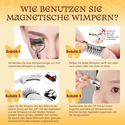 Magnetische Wimpern Set ohne Kleber – Natürlicher Look