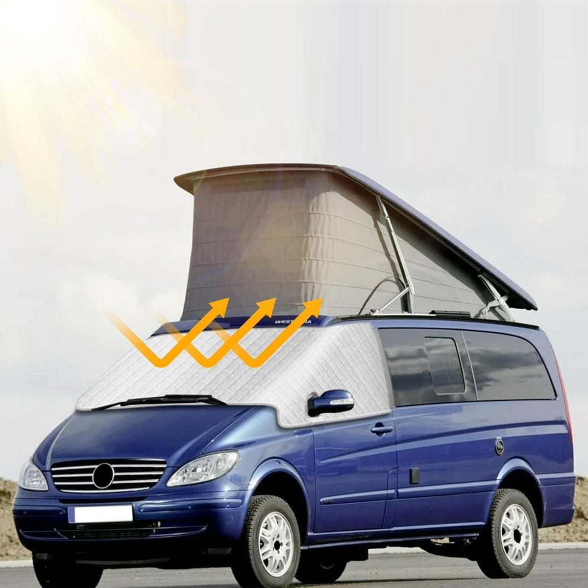 Windschutzscheibenabdeckung Mercedes Vito W639 (2003-2014)