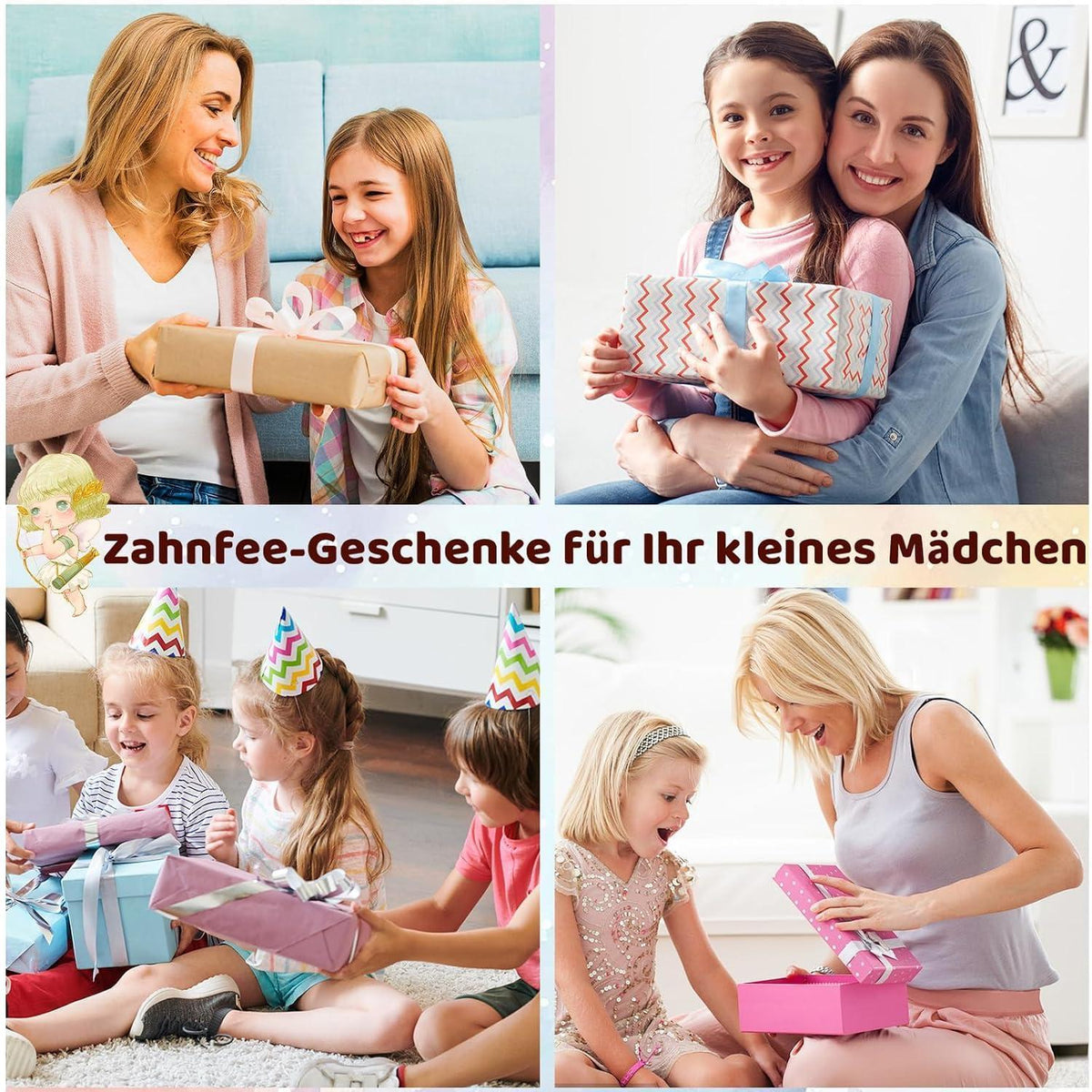 Zahnfee Geschenkset für Kinder – Zahnfee Münze & Erinnerungen