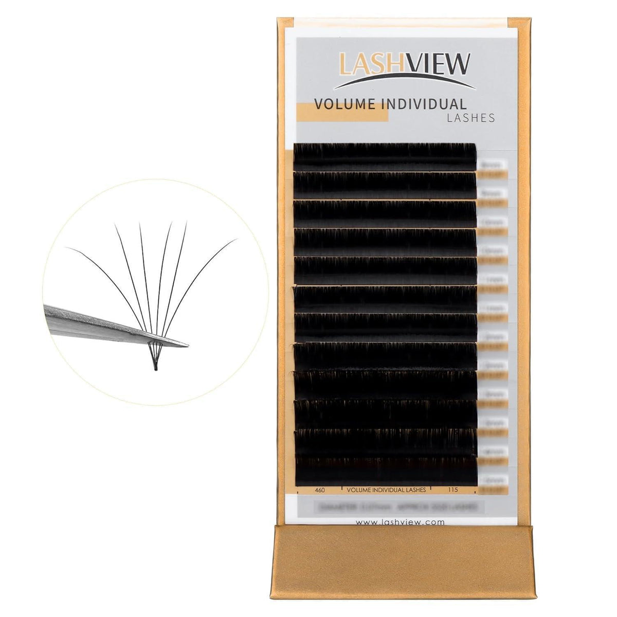 Volumen Wimpern Extensions – Seidenwimpern 0.07mm D Curl 8-15mm