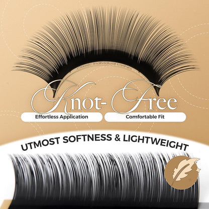Volumen Wimpern Extensions – Seidenwimpern 0.07mm D Curl 8-15mm