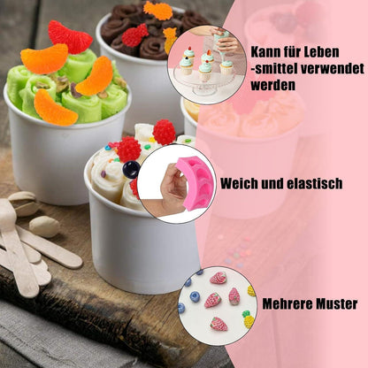 Silikonformen Frucht & Co. – 7tlg. für Kerzen, Schokolade & mehr
