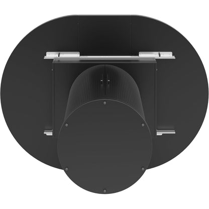 Ausziehbarer Esstisch Schwarz – 118-158 cm, Platz für 6 Personen