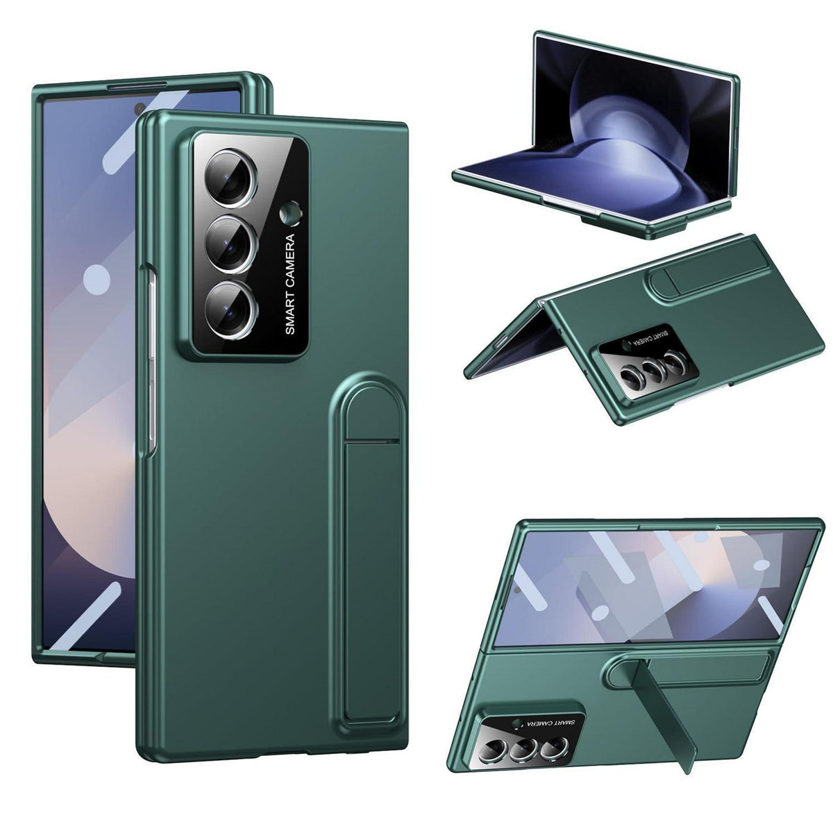 Samsung Galaxy Z Fold 7 Hülle mit Ständer & Panzerglas
