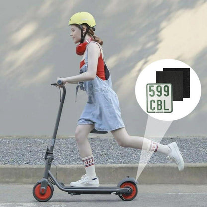 3x Klett Kennzeichenhalter E-Scooter | Reißfest & Wetterfest