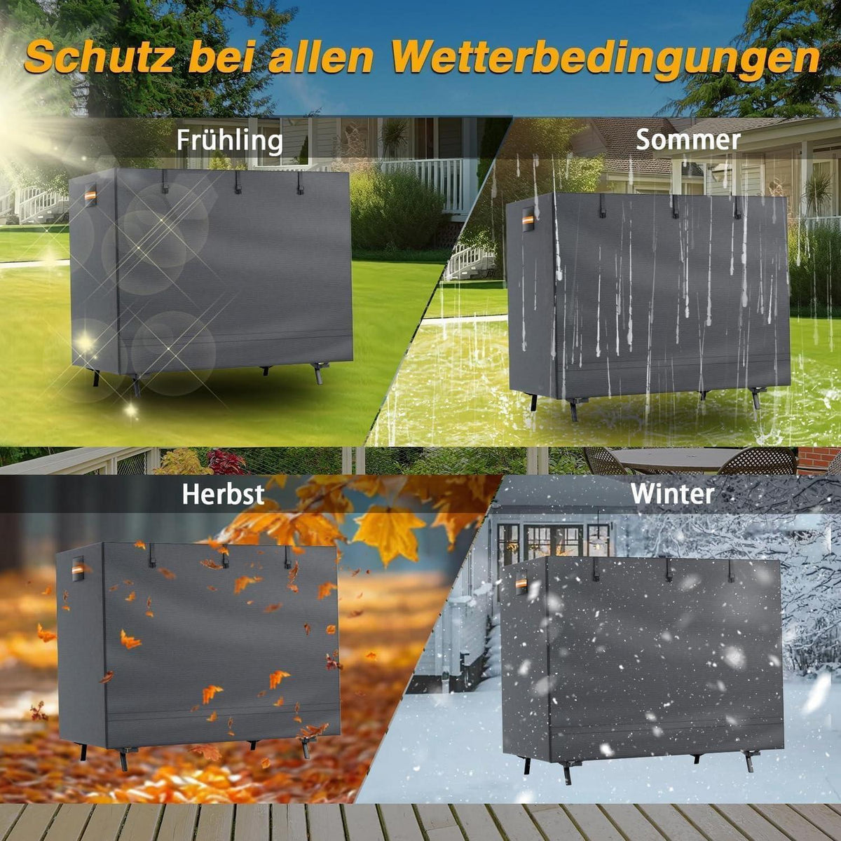 Hollywoodschaukel Abdeckung 3-Sitzer – Wasserdicht & UV-Schutz