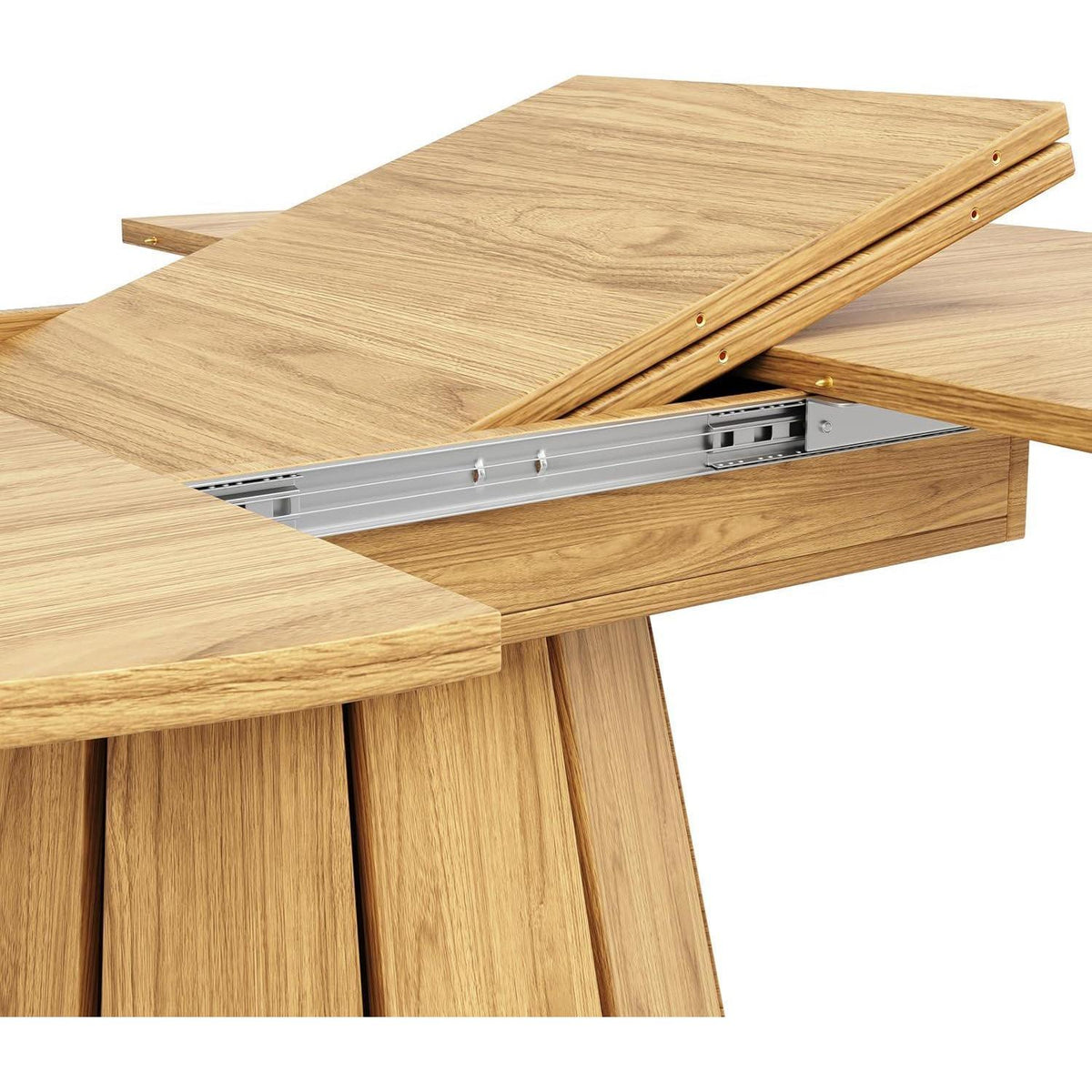 Ausziehbarer Esstisch Holz – 118-158cm, Platz für 6 Personen