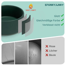 Keramik Hundenapf 850ml Grün – Stabil & Leicht zu Reinigen