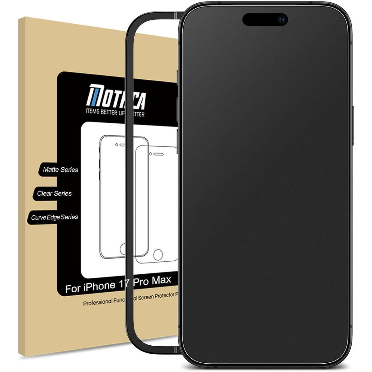 Matte Displayschutzfolie iPhone 17 Pro Max – Anti-Reflex & Blasenfrei