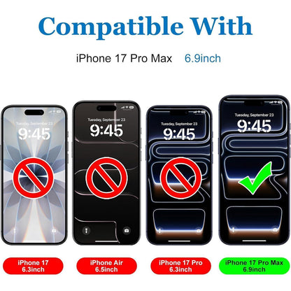 Matte Displayschutzfolie iPhone 17 Pro Max – Anti-Reflex & Blasenfrei