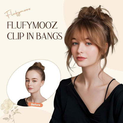Clip-in Ponyfransen – Französisch & Seitlich, 30 cm lang
