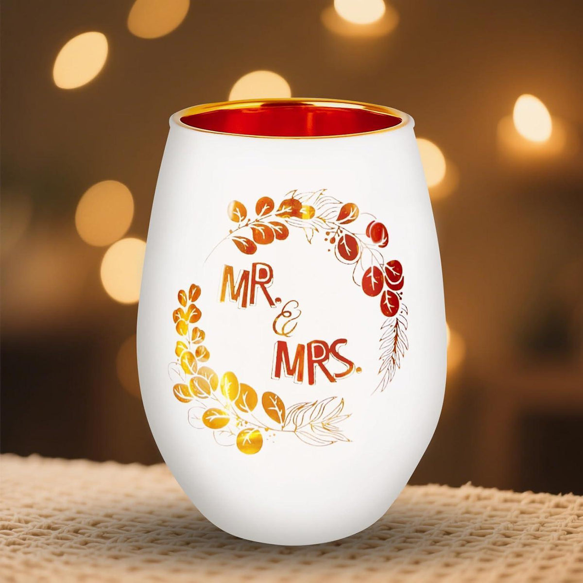 Windlicht "Mr & Mrs" – Romantisches Hochzeitsgeschenk für Paare