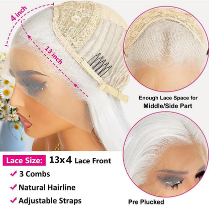 Lange gewellte Lace Front Perücke – Natürlicher Haaransatz