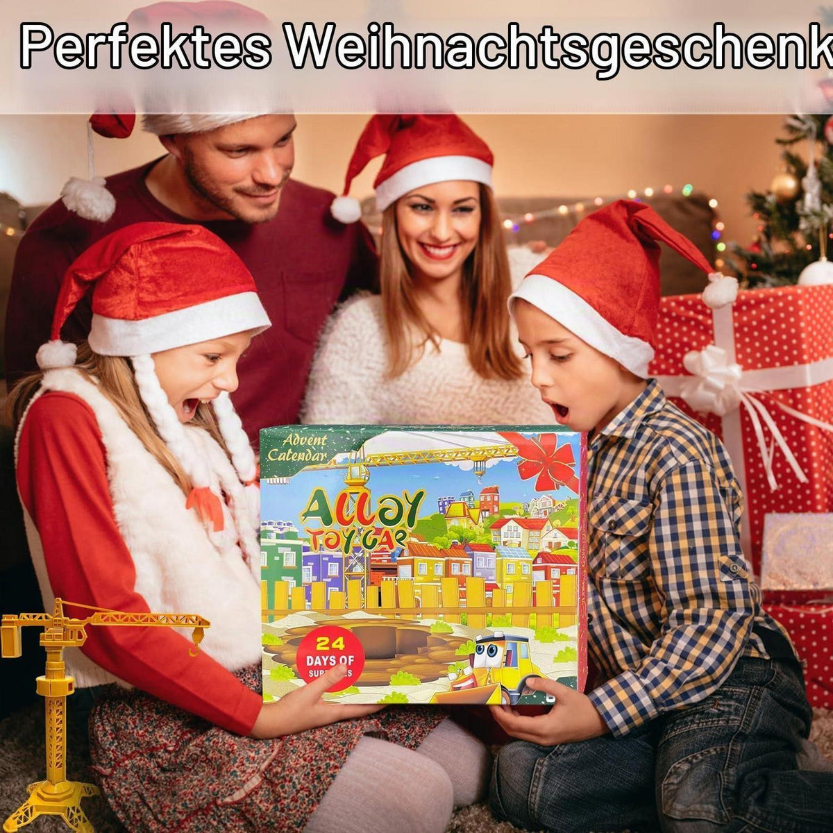 Adventskalender Auto Baufahrzeuge für Kinder 2026