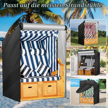 Strandkorb Schutzhülle 210D Oxford, wetterfest & langlebig