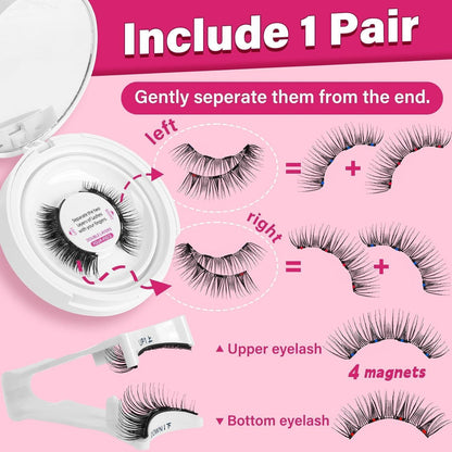 Magnetische Wimpern – Kein Kleber, Wiederverwendbar & Natürlich