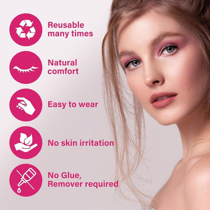 Magnetische Wimpern – Kein Kleber, Wiederverwendbar & Natürlich