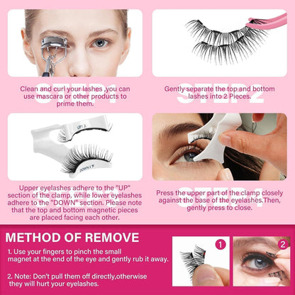 Magnetische Wimpern – Kein Kleber, Wiederverwendbar & Natürlich