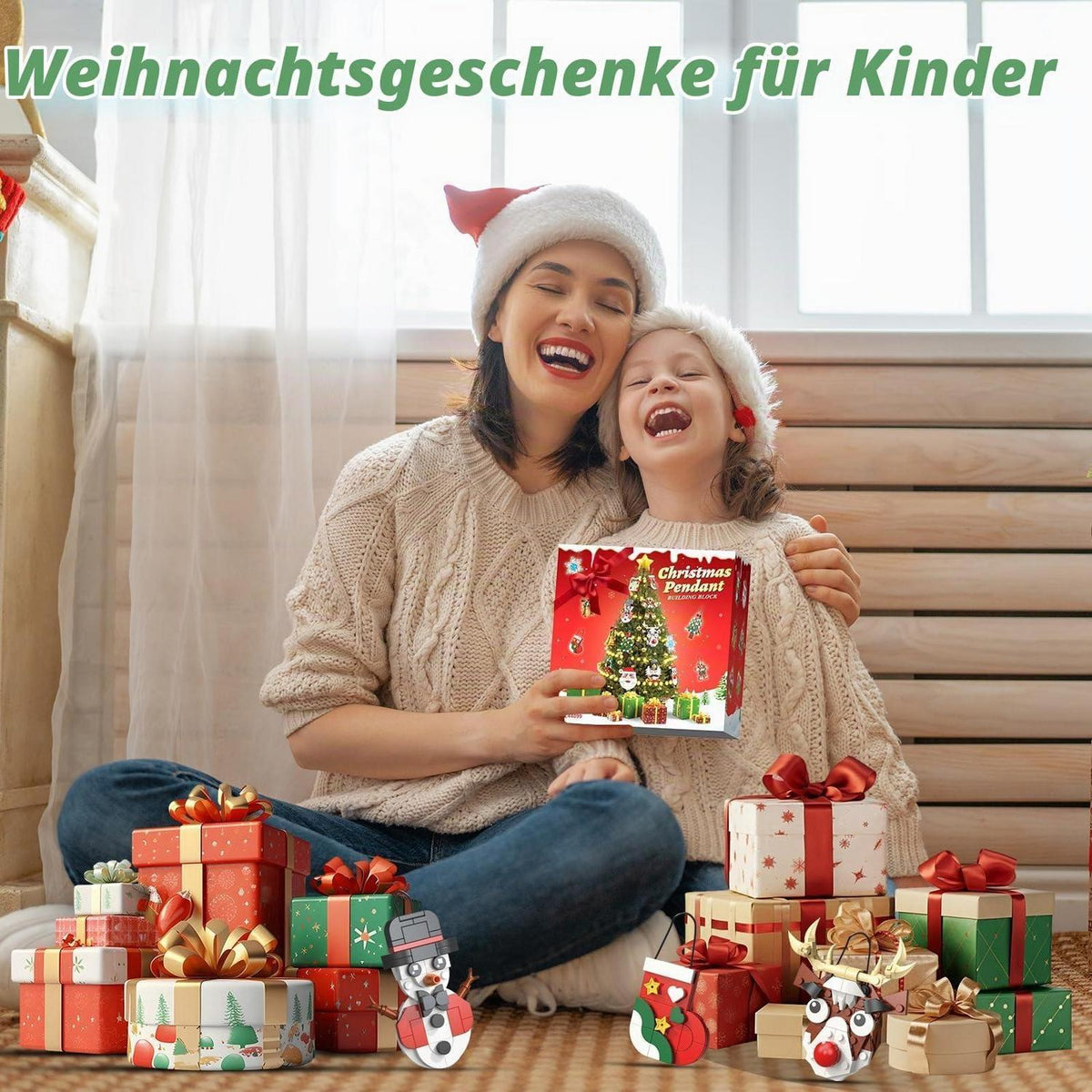 Adventskalender 2026 – Weihnachtsbaumschmuck Bauset für Kinder