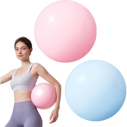 Gymnastikball 25cm, Pilates & Yoga Ball, Anti-Burst, Rosa/Himmelblau