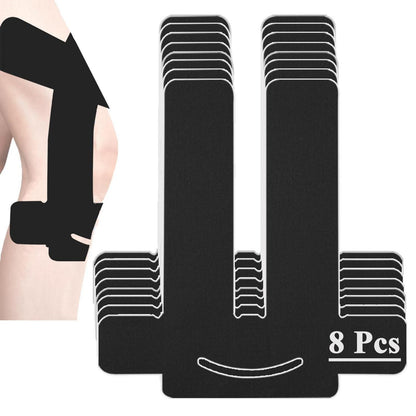 8x Knie Knieschoner Tape Vorgeschnitten – Sport Tape für Knieschmerzen
