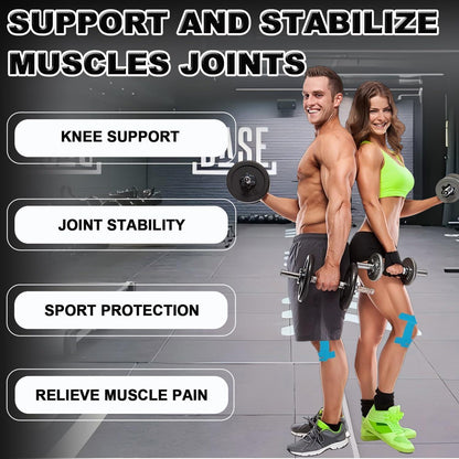 8x Knie Knieschoner Tape Vorgeschnitten – Sport Tape für Knieschmerzen