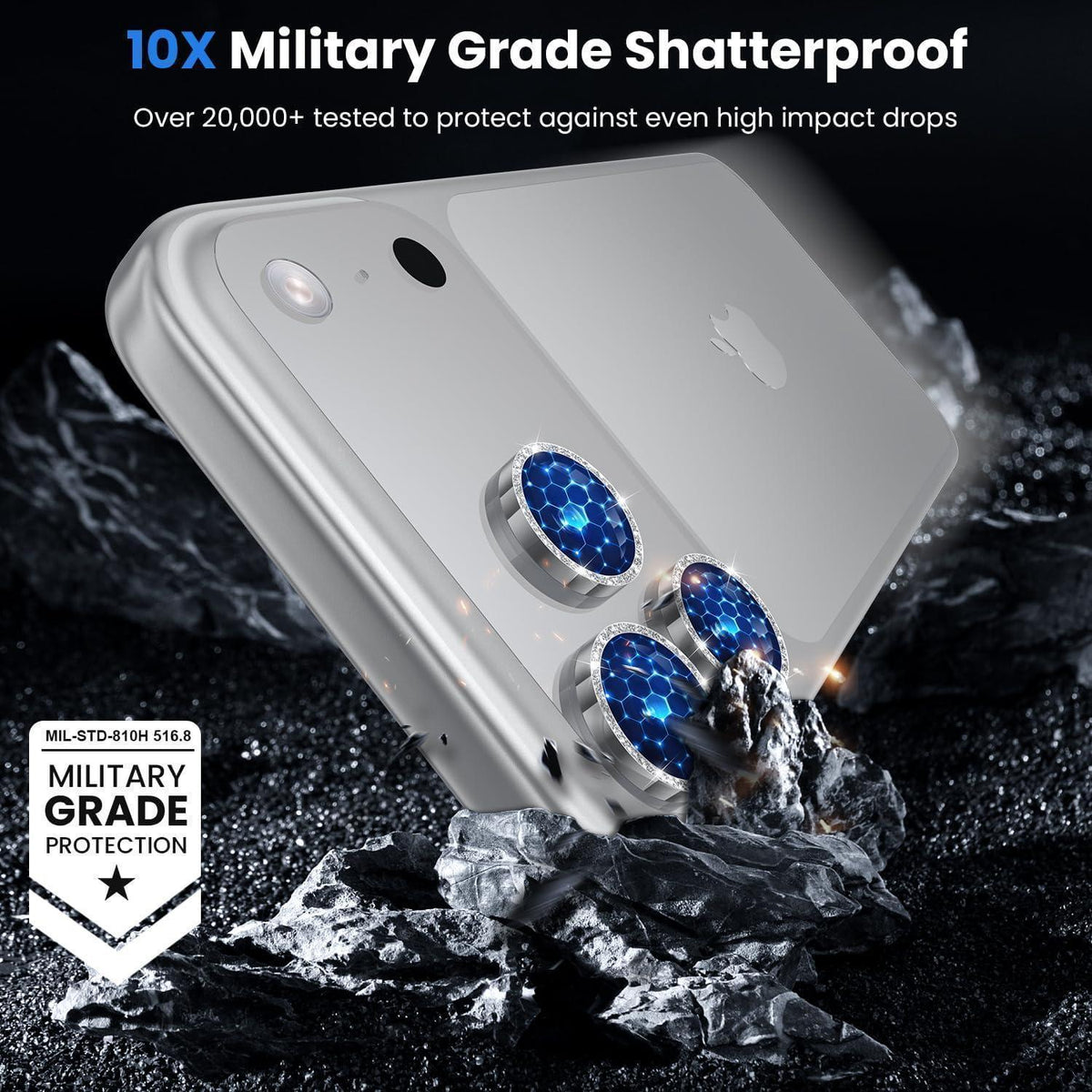 Kameraschutz für iPhone 17 Pro/Pro Max – Kratzfest & Blasenfrei