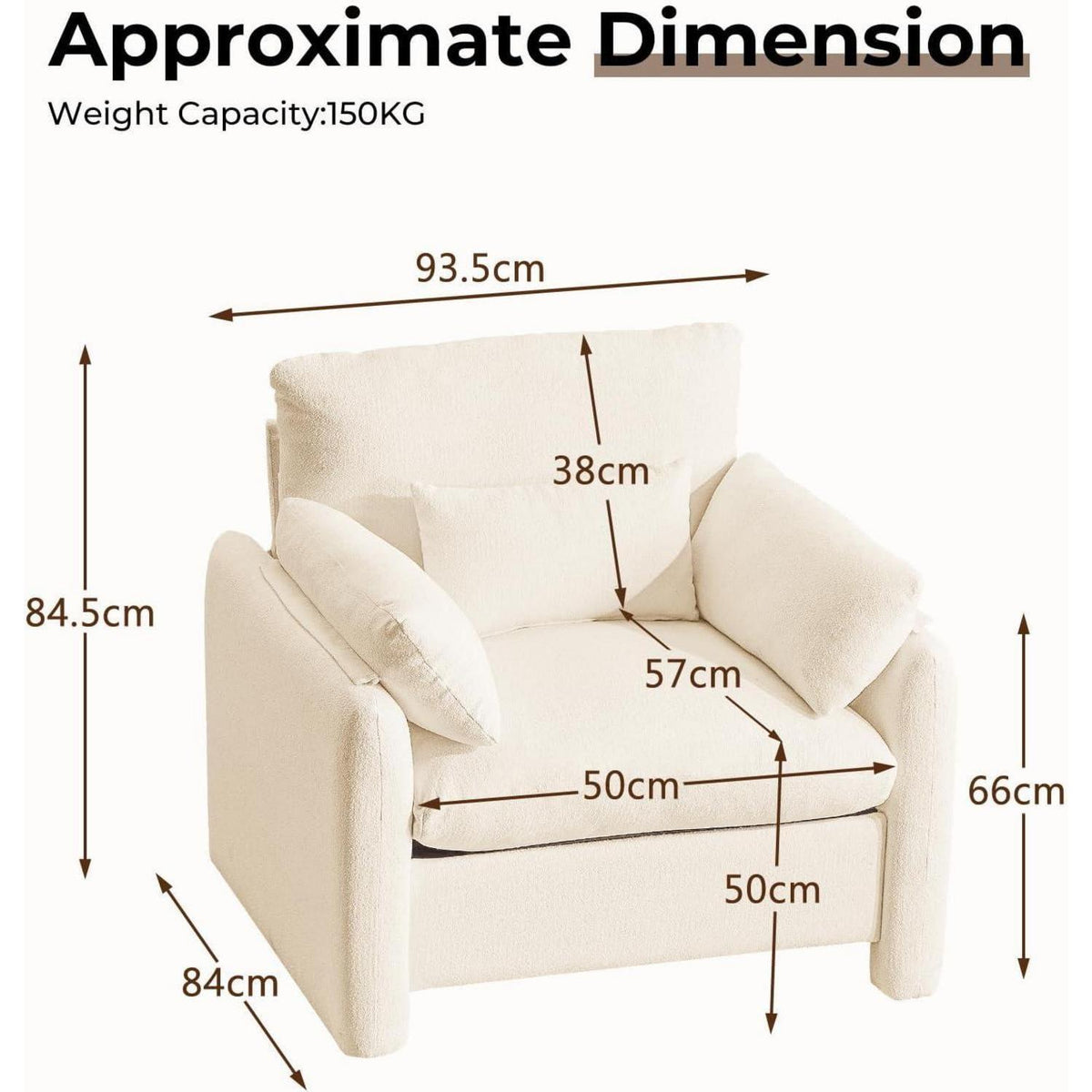 2er Set Ohrensessel – Bequeme Polster-Sessel für Wohnzimmer & Schlafzimmer