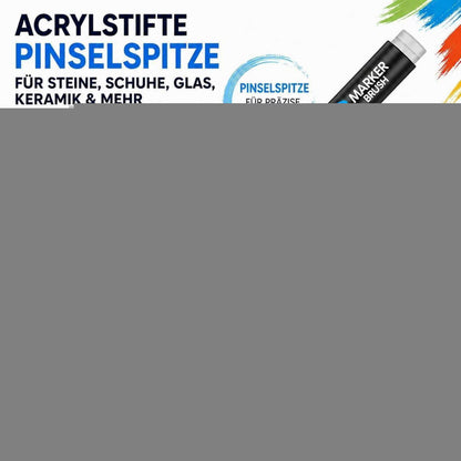 Acrylstifte Set 240 Farben – Pinselspitze für Steine, Glas & mehr