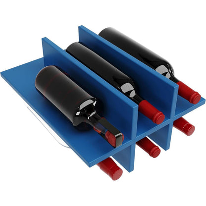 Kücheninsel mit Stauraum & Rollen – Blau (102x45x92cm)