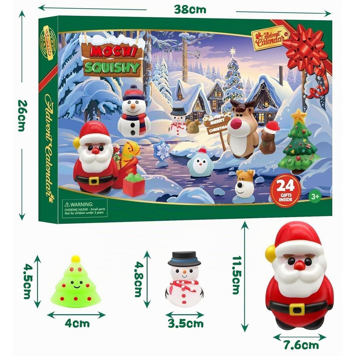 LATERN Adventskalender 2026 mit Mochi Spielzeug & Weihnachtsüberraschungen