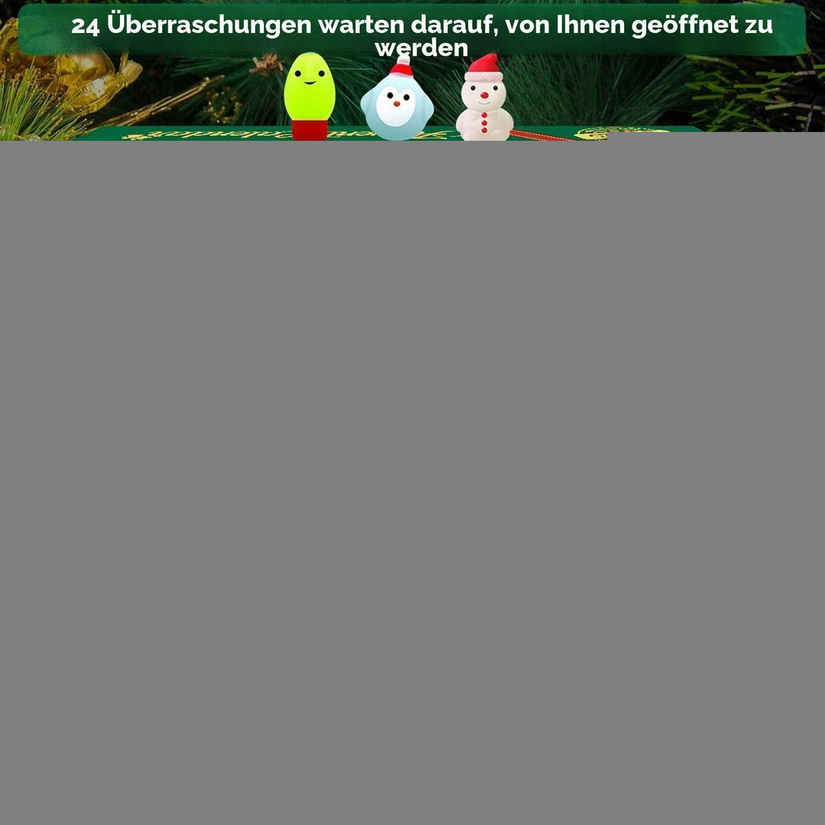 LATERN Adventskalender 2026 mit Mochi Spielzeug & Weihnachtsüberraschungen