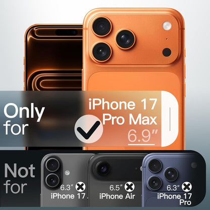 Magnetische Hülle für iPhone 17 Pro Max (6,9 Zoll) - Orange