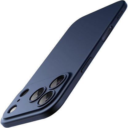 iPhone 17 Pro Hülle, ultradünn, matt, dunkelblau