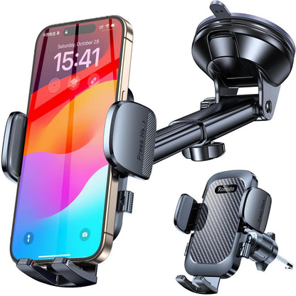 Handyhalter Auto 360° Drehbar – Saugnapf, Lüftung, Armaturenbrett
