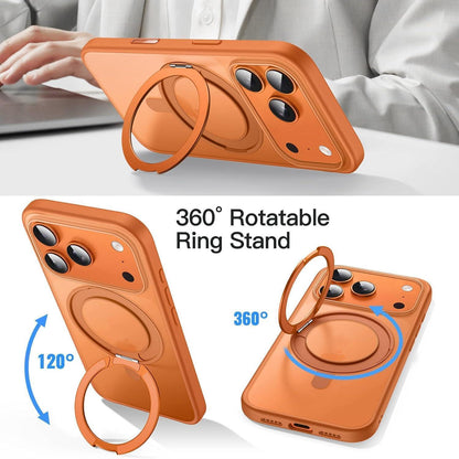 iPhone 17 Pro Hülle mit Ringständer & MagSafe (Orange)