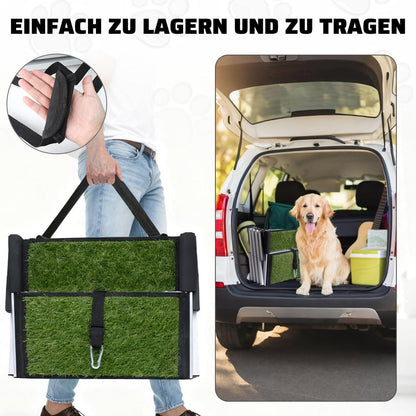 Hundetreppe Auto – 4 Stufen, Breit & Klappbar