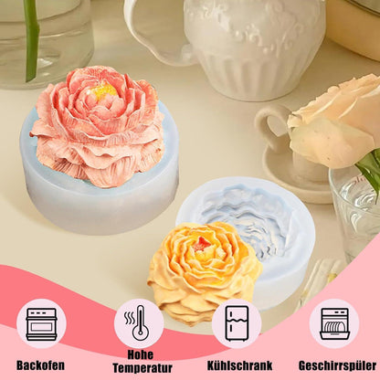 3D Silikonformen Blumen – Kerzen, Seife, Schokolade