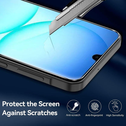 Schutzhülle mit Panzerglas für Samsung Galaxy A17 4G/5G Rosa