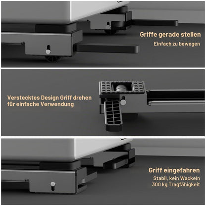 Waschmaschinen Rollen Untergestell verstellbar 50-80cm