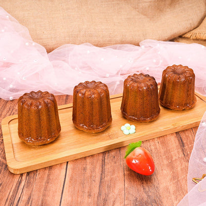 2x Silikonform für Mini Cannelé, 12 Hohlräume zum Backen