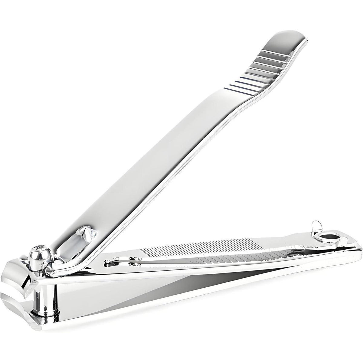 Nagelknipser Edelstahl mit Auffangbehälter, spritzfrei, für dicke Nägel