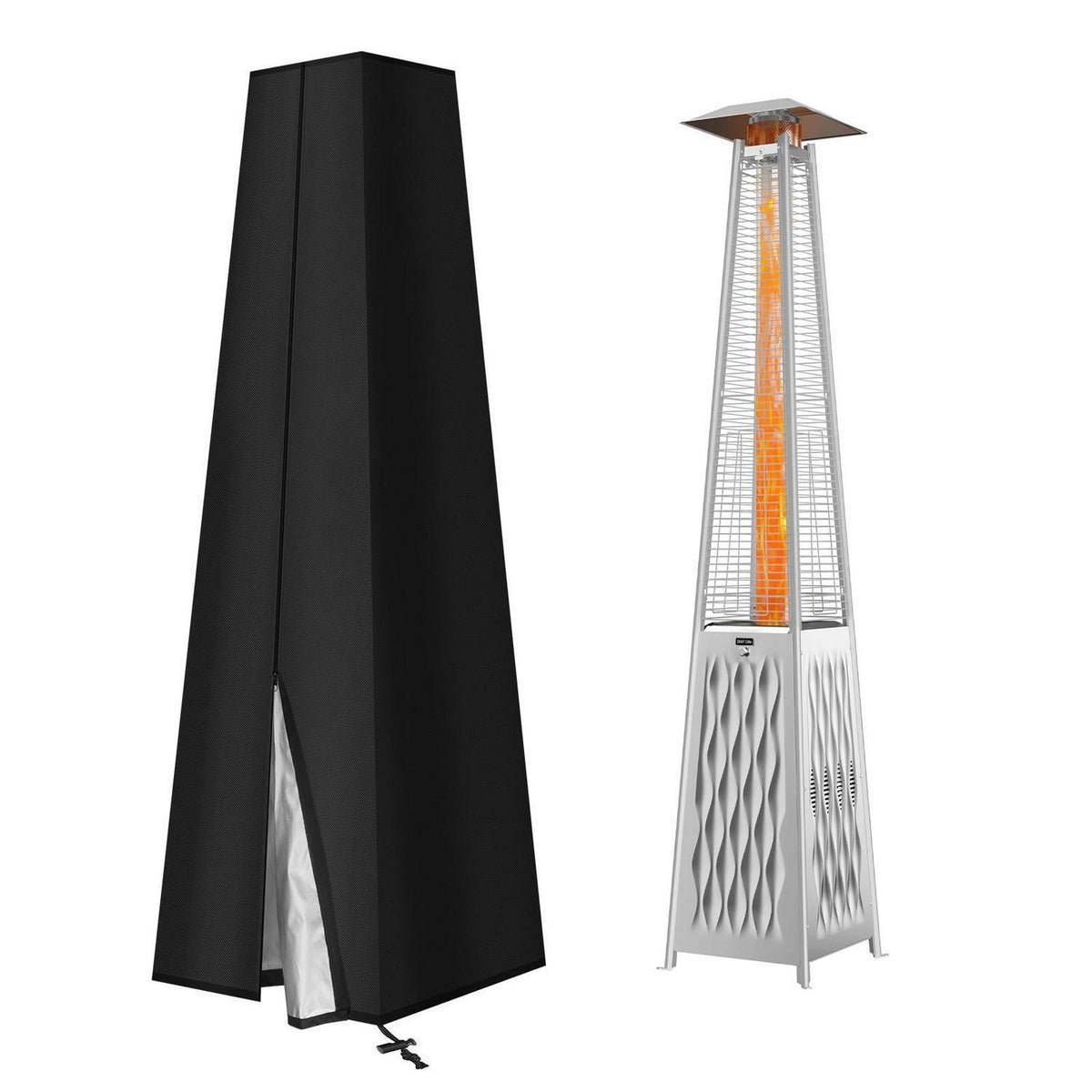 Terrassenheizer Abdeckung wasserdicht, winddicht, 221x61x53cm